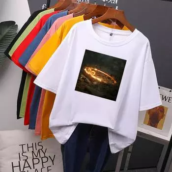 Новая черная мифическая одежда Wukong, мужские свободные хлопковые футболки, летняя новая футболка с принтом, мягкий мужской джемпер M темно-синий