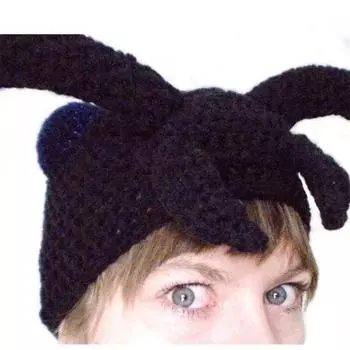 Новая чистая ручная вязка смешная и милая шерстяная шапка с изображением ландыша модная шапка рыбака для взрослых Adult 57-59cm