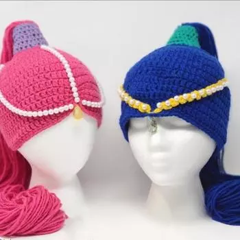 Новая чистая вязаная вручную разноцветная шапка рыбака, модная персонализированная шапка для бассейна для взрослых