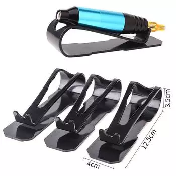 Новая цветная акриловая тату-машинка, держатель для ручки, аксессуары для макияжа, органайзер, кронштейн для дисплея, стойка, постоянная рамка для подноса чёрный