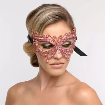 Новая цветная алмазная бабочка со стразами, маска, индивидуальная вечерние маскарадная маска с бриллиантами, аксессуары, маска