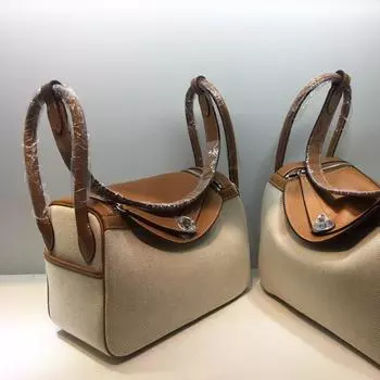 Новая цветовая гамма сумка Lindi сумка из холщовой кожи с верхним слоем сумка через плечо модная контрастная сумка-доктор аптечка сумка-подушка Small size+length 26x thickness 14x height 18cm