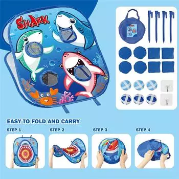 Новая детская игра в метание, мишень с липким мячом, оборудование для сенсорных тренировок и занятия спортом на открытом воздухе, игрушки для взаимодействия родителей и детей. A