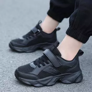 Новая детская модная повседневная дышащая обувь Four Seasons, детские спортивные кроссовки для бега для мальчиков и девочек, трендовые удобные кроссовки для студентов 28