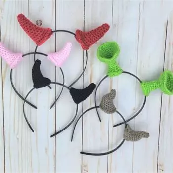 Новая детская шапка-парик Белоснежки с бантом из лент, связанная вручную