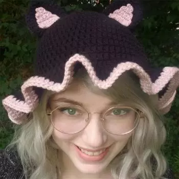 Новая детская шапка-парик с челкой ручной работы, симпатичная шляпа-артефакт Adult 57-59cm