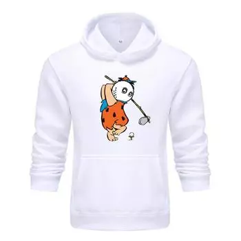 Новая дизайнерская одежда с принтом, мужская толстовка с капюшоном в стиле хип-хоп, негабаритный пуловер с капюшоном, пуловеры для пар S белый