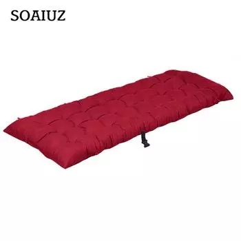 Новая домашняя подушка для кресла-качалки, подушка для наружного сада, ткань, спинка, подушка для стула из ротанга вино красного