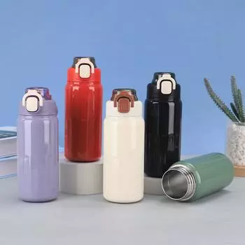 Новая двойная чашка для прыжков с парашютом из нержавеющей стали с вакуумной чашкой для мужчин и женщин, переносная ручка для занятий спортом на открытом воздухе 500ml