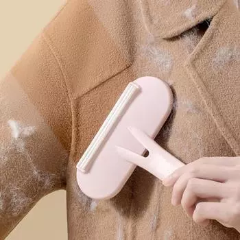 Новая двухсторонняя мягкая щетка для удаления шерсти домашних животных Essential - удобный инструмент для сбора шерсти для кошек и собак - эффективное удаление шерсти белый