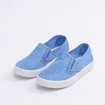 Новая дышащая женская тканевая обувь с сеткой, женская повседневная обувь с сеткой на колесах, дышащие сандалии, женская обувь без шнуровки 35 бежевый