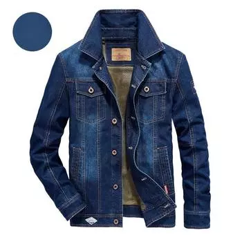 Новая джинсовая куртка мужская повседневная куртка с тонким верхом и лацканами 7078 M