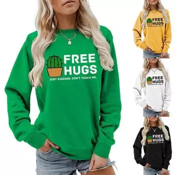 Новая европейская и американская модная толстовка большого размера, осенняя женская толстовка, осенне-зимняя женская утолщенная толстовка, куртка S