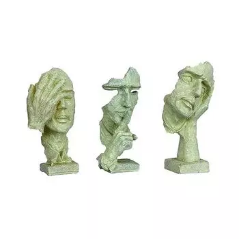 Новая фигурка в виде человеческого лица с рукой для украшения дома и офиса, предметы домашнего декора, антикварные предметы для домашнего декора