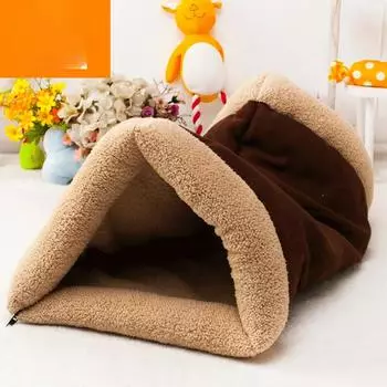 Новая форма треугольного отверстия съемное и моющееся кошачье гнездо на дереве осенне-зимнее теплое гнездо для домашних животных кошачье гнездо туннель для кошек 90*56*30cm