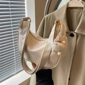 Новая французская интернет-знаменитость, вместительная сумка в стиле Сен, высокая эстетическая ценность, диагональная сумка через плечо, изысканная и модная повседневная универсальная сумка