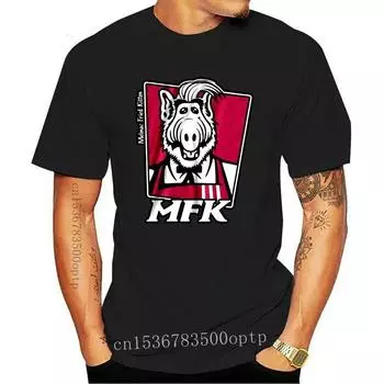 Новая футболка Alf 6 Kult Schwarz Melmac, Lecker Katze, Ufo, Kom?die, Kult, серия Streetwear Lustige Druck Kleidung Mans T-Shirt 20 S бежевый