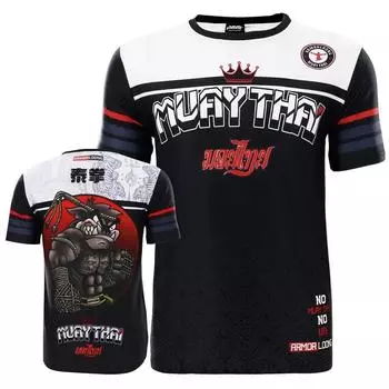 Новая футболка Муай Тай с графическим принтом и короткими рукавами, футболки ММА для мужчин, крутые футболки в стиле хип-хоп для спортзала, футболки больших размеров S
