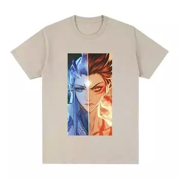 Новая футболка с изображением фильма «Нэчжа 2», популярная футболка с круглым вырезом, футболка унисекс с коротким рукавом, футболка Y2K, футболки для взрослых, топы XS розовый