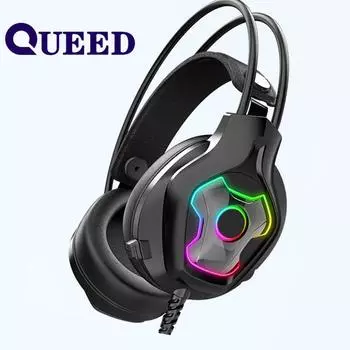 Новая гарнитура для киберспорта, игровая гарнитура, компьютерные проводные наушники