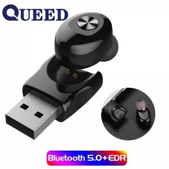 Новая гарнитура TWS с цифровым дисплеем Bluetooth-гарнитура 5.0 Спортивная мини-гарнитура Беспроводная стереогарнитура