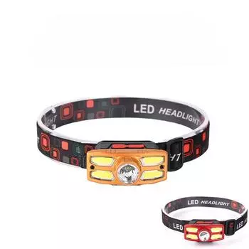 Новая гарнитура XPG + 4COB, уличные ночные ходовые огни, USB аккумуляторная водонепроницаемая фара, четырехступенчатая регулируемая фара для рыбалки