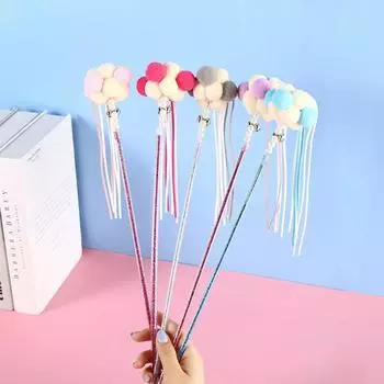 Новая гибкая удочка Rip Cat Stick, игрушка для кошек, забавная игрушка для ловцов игрушек для кошек, которая просто необходима розовый