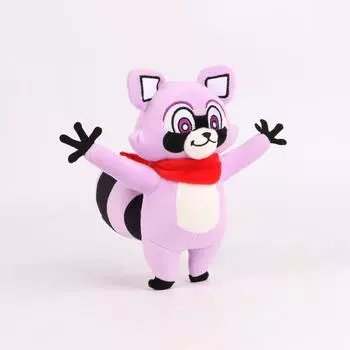 Новая глава 1 Indigo Park Lambly Plush Doll Game Peripheral Cartoon Raccoon Doll 1