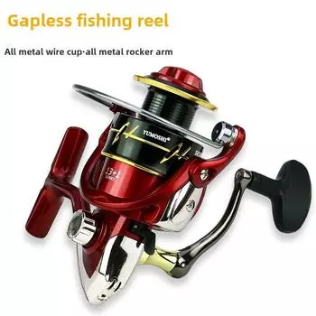 Новая глубокая шпуля серии 2000-10000 для спиннинга с максимальным сопротивлением 22 кг, без люфта, металлический коромысло, прочный металлический корпус 2000 Series