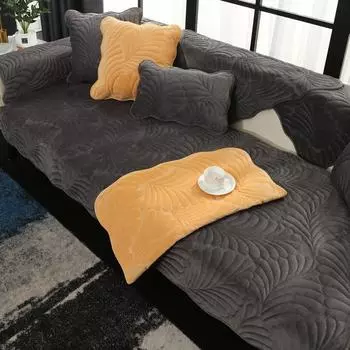 Новая голландская бархатная однотонная диванная подушка, противоскользящая жаккардовая подушка для дивана, пылезащитная, утолщенная, домашний чехол для дивана, наволочка 70x70cm 1pcs