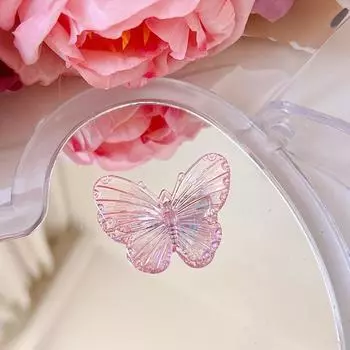 Новая градиентная полупрозрачная заколка-бабочка для волос женская простая модная милая заколка-уточка для отпуска аксессуары для волос
