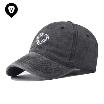 Новая хлопковая бейсболка с надписью Love и вышивкой, уличная индивидуальная кепка с рисунком животного Adjustable
