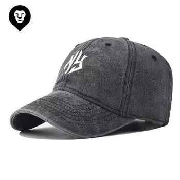 Новая хлопковая бейсболка с вышивкой NY Jindian New York, уличная персонализированная кепка Adjustable