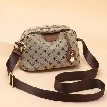 Новая холщовая сумка через плечо, универсальная квадратная сумка на одно плечо, популярная сумка-подушка в этом году