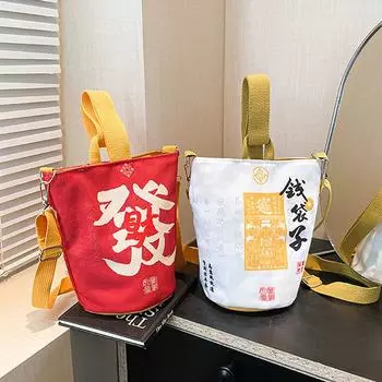 Новая холщовая сумка Golden Snake с длинным ремешком, женская сумка через плечо, большая вместимость, маленькая сумка-тоут, год Змеи белый