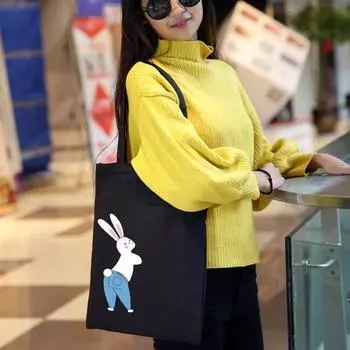 Новая холщовая сумка, сумка для покупок, простая тканевая сумка, милая студенческая школьная сумка, дорожная сумка для хранения