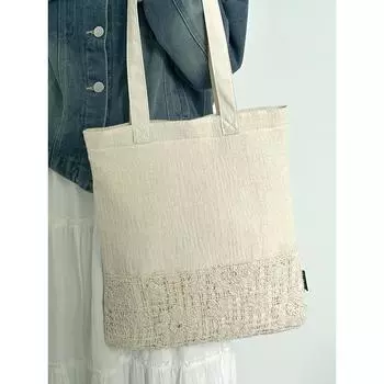 Новая холщовая сумка в китайском стиле Zen, новая вместительная сумка через плечо, универсальная сумка для поездок на работу