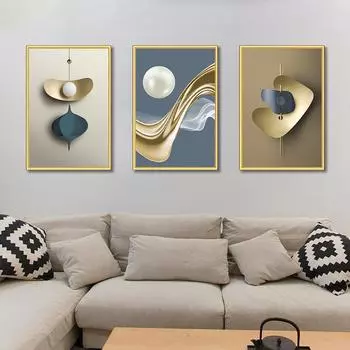Новая художественная ткань, геометрическая абстрактная странная нерегулярная картина, декоративная живопись, украшение на стену дома, подвесная картина, картина на холсте, настенная художественная картина 20x30cm
