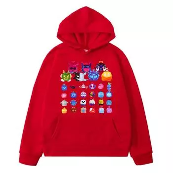Новая игра Blox Fruits Kawaii Hoodies флисовая толстовка y2k sudadera boys свитер осенняя аниме толстовка куртка детская одежда для девочек 130 чёрный