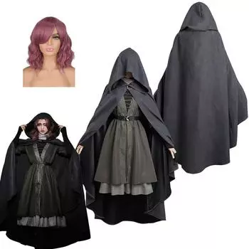 Игра Elden Ring Мелина Косплей Костюм Плащ Платье Пояс Аниме Униформа Костюм Полный Комплект для Взрослых S