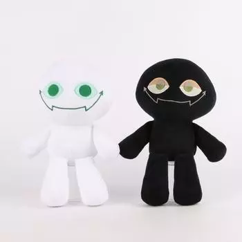 Новая игра Slap Battles Slapping Battle периферийная плюшевая игрушка кукла Боб 30cm0.13kg белый