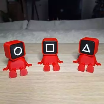 Новая игровая модель куклы Gonggi, украшения, мобильные игровые куклы, домашний декор, креативные 3D-печатные игрушки, корейская игровая модель Gonggi, игрушки светло-серый