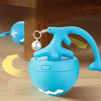 Новая игрушка для домашних животных Рыбья кость вращающийся мяч для кошек развлечение для самостоятельного развлечения автоматическая электрическая игрушка для кошек мяч товары для животных 50cm