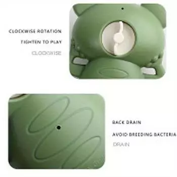 Новая игрушка для купания младенца Милые мультяшные животные Лягушки Механическая игрушка для купания Младенческая игрушка для купания с заводной цепочкой Механические игрушки зелёный