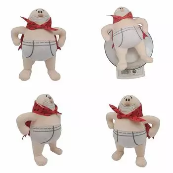 Новая иллюстрированная книга Капитан Подштанники Нижнее белье, Кукла Приключения Капитана Супермена, Мягкая игрушка