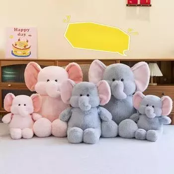 Новая имитация плюшевой куклы-слоненка, кукольный рюкзак, кукла-слоненок Леле, подушка для детей, успокаивающая сон 45cm