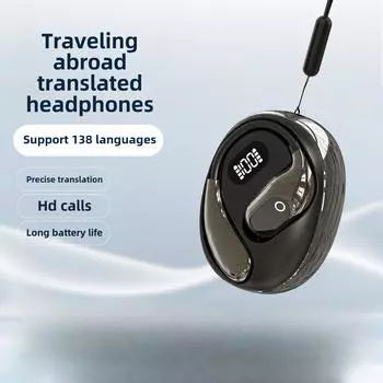 Новая интеллектуальная Bluetooth-гарнитура с искусственным интеллектом и сверхдлительным сроком службы OWS не выносит висячие наушники за пределы уха чёрный