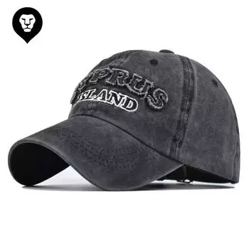 Новая исландская вышитая шляпа, вымытая и состаренная бейсболка с ирландским алфавитом, мужская и женская бейсболка из чистого хлопка Adjustable