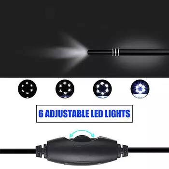 Новая камера для чистки ушей 3 в 1, эндоскопическая камера для Android, USB отоскоп, бороскоп Type-C