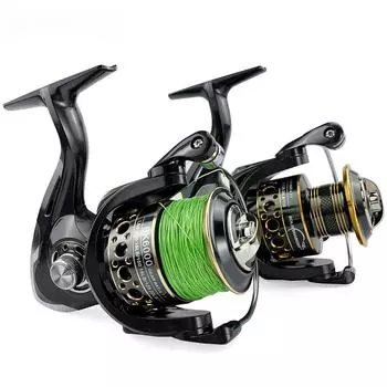 Новая катушка Rigidity Lightweight Spinning Reel 5.2:1 / 4,7:1 Гладкая 2000 3000 4000 5000 6000 7000 Более прочная катушка для соленой и пресноводной рыбалки 2000 Series